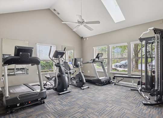 Fitness Center with Cardio Equipment