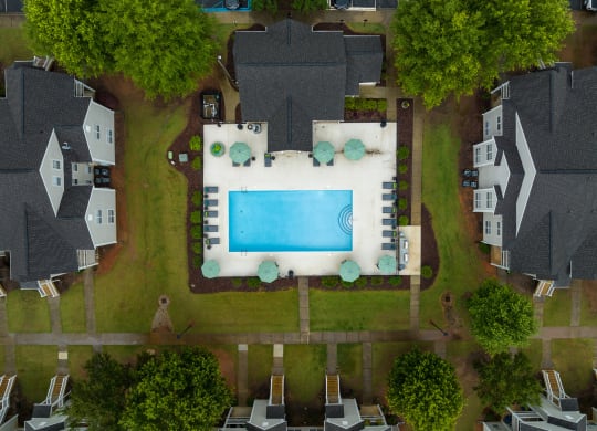Aerial of Swimming Pool