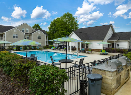 Outdoor Swimming Pool/Grilling Area