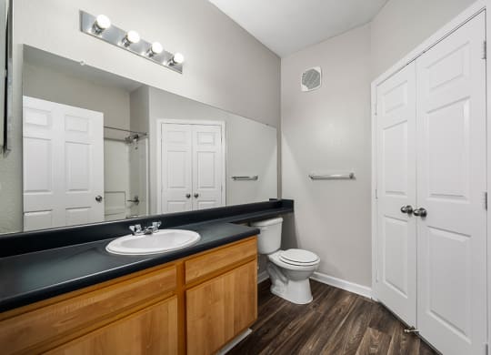 Spacious Bathroom With Wood-Style Floors - Elms Floor Plan