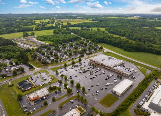 Aerial View of Maple Village