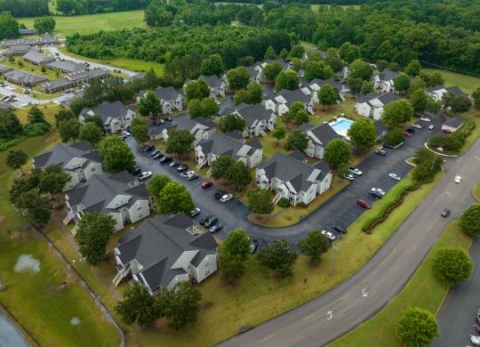 Aerial View of Maple Village