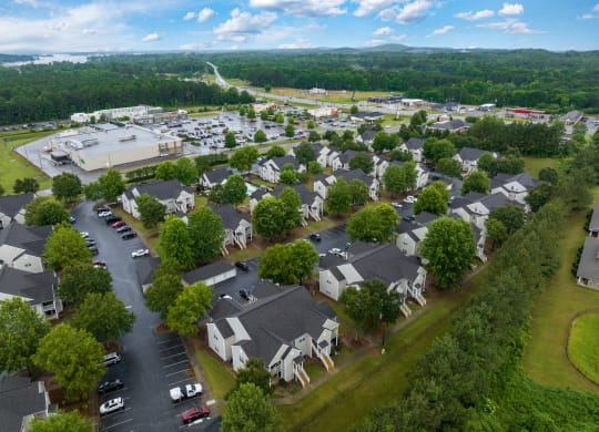 Aerial View of Maple Village
