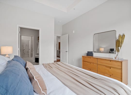 Primary Bedroom With Walk-In Closet & Attached Bathroom