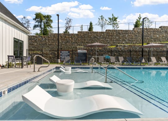 Pool with Lounge Chairs