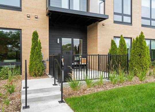 Patio With Gated Door