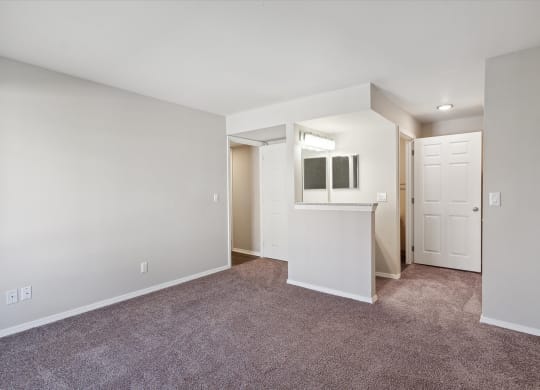Living Area with Carpet