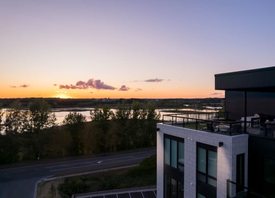 Aerial of 5th Floor Sky Deck
