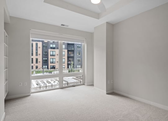 Bedroom with Floor to Ceiling Windows