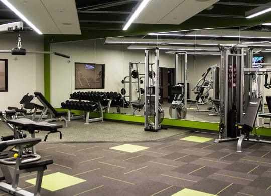 24-hour Fitness Center with Wellbeats