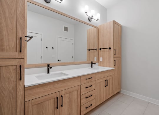 Bathroom with Dual Vanity