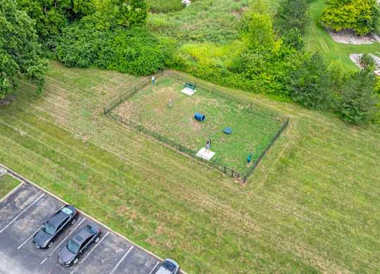 Aerial View of Dog Park