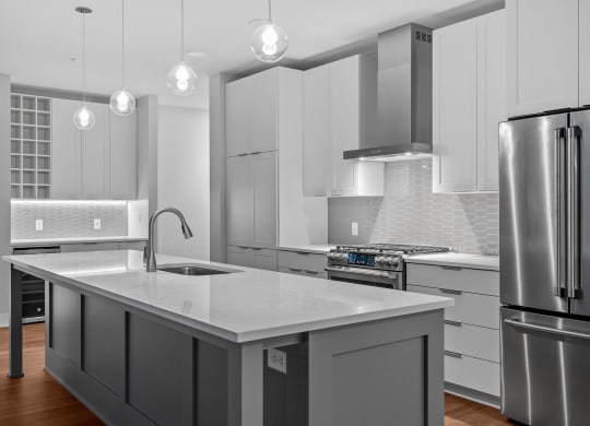 Fully-Equipped Kitchen with Stainless Steel Appliances