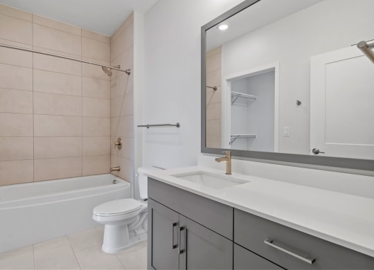 Bathroom with Modern Finishes