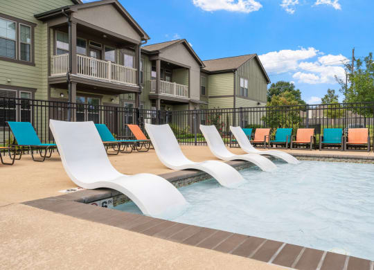 Resort-Style Pool with Lounge Chairs