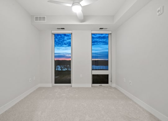 Bedroom with Plush Carpeting