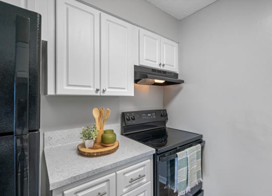 Kitchen with White Cabinetry
