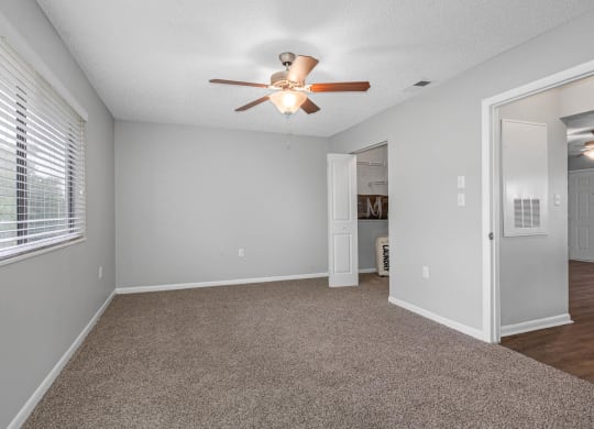 Spacious Bedroom with Plush Carpeting