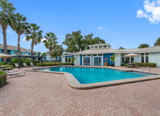 Outdoor Pool with Sundeck