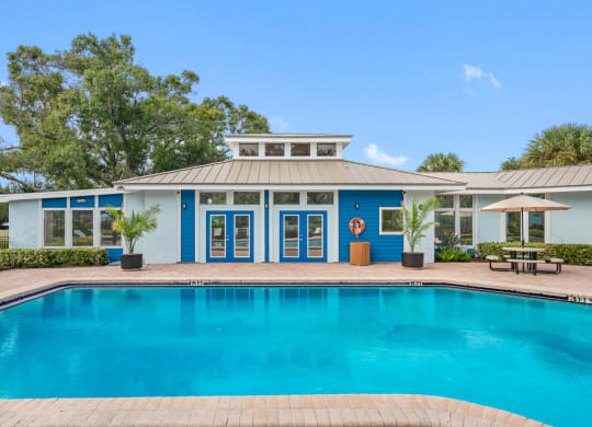 Outdoor Pool with Sundeck
