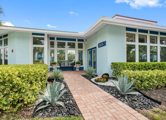 Clubhouse Entrance