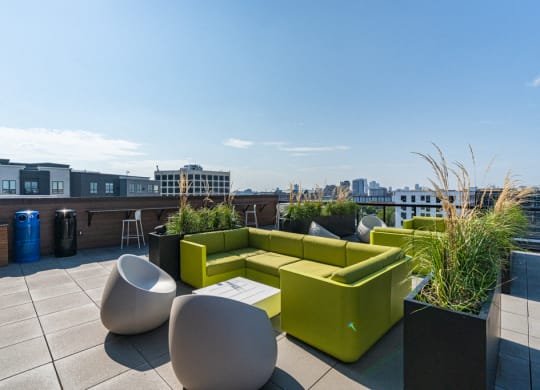 Rooftop Deck with Lounge Seating