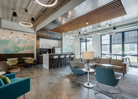 Community Room with Kitchen and Lounge Area