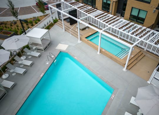 Aerial View of Pool