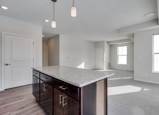 Large Granite Kitchen Island