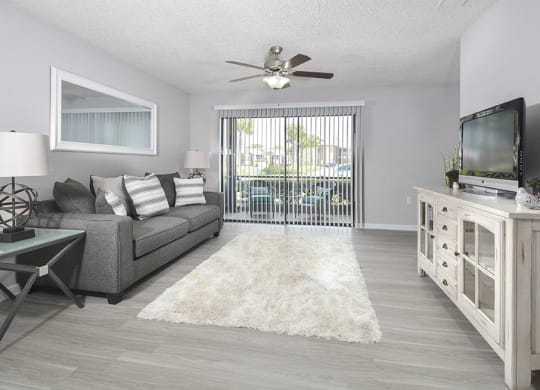 Living Room with Sliding Door to Patio/Deck