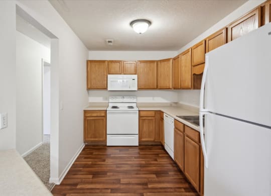 Kitchen with Wood-Style Flooring