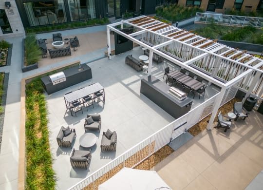 Aerial View of Social Deck