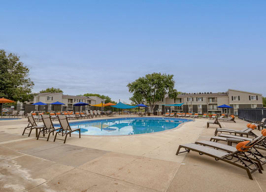 Outdoor Pool with Sundeck