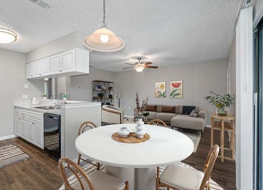 Separate Dining Area with Overhead lighting