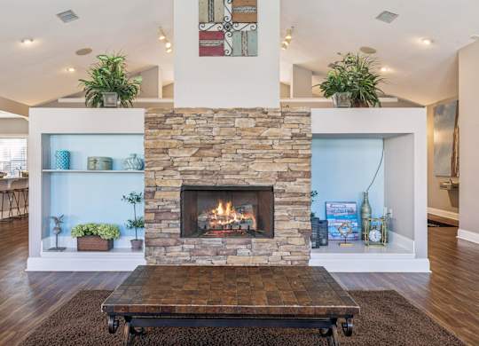 Clubhouse Fireplace
