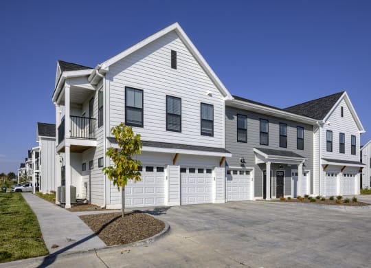 Apartment Home with Attached Garages