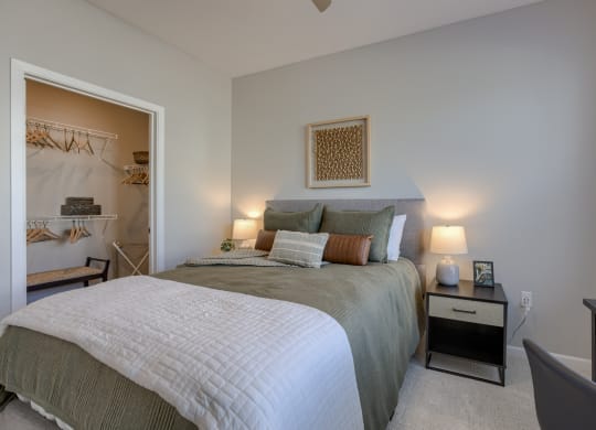 Bedroom With Walk-In Closet