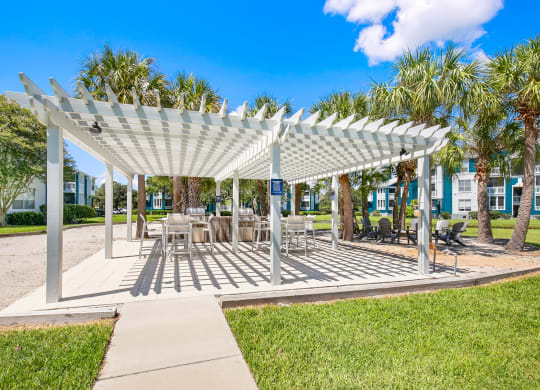 Spacious Outdoor Grilling Area & Pergola