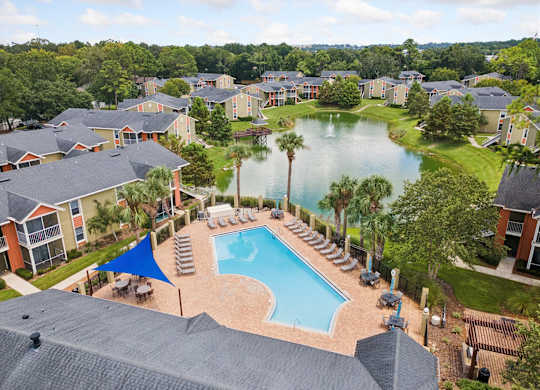 Aerial View of Pool