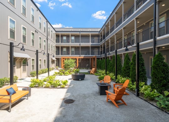Courtyard with Greenery