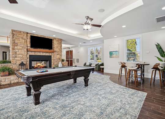Clubhouse with Pool Table