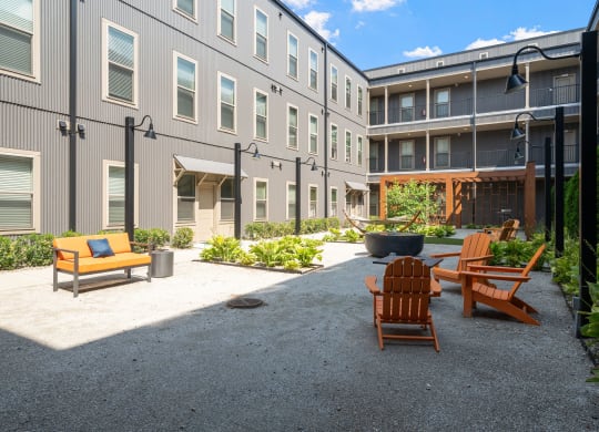 Courtyard with Patio Furniture
