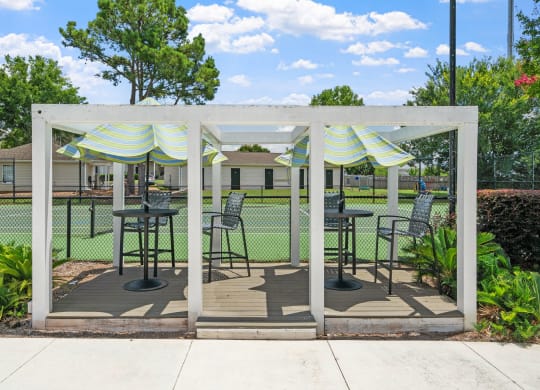 Pergola near Tennis Court