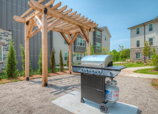 Outdoor Pergola with Grills