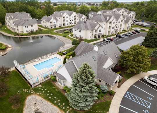 Aerial View of Quail Hollow