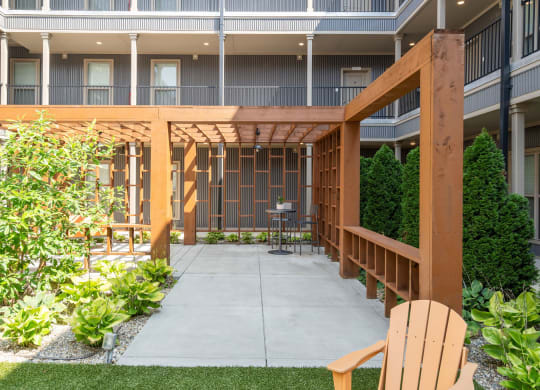 Courtyard with Pergola