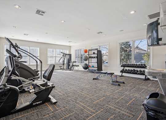 Fitness Center with Cardio Equipment