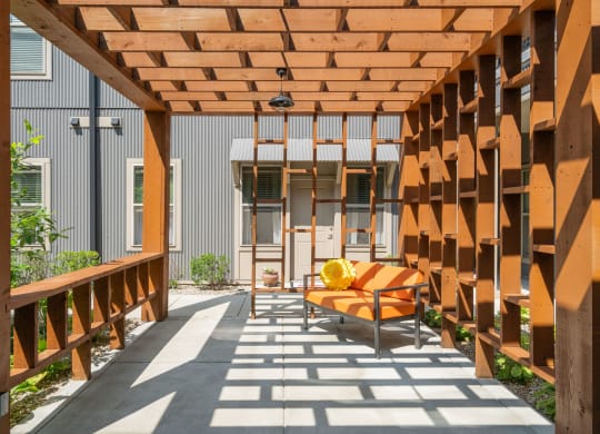 Courtyard with Pergola