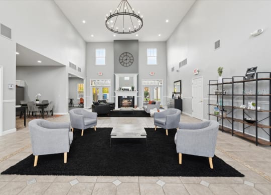 Clubhouse Lobby with seating area