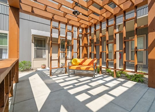 Courtyard with Pergola